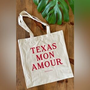 Sezane Canvas Tote Bag | Texas Mon Amour